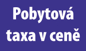 Pobytová taxa v ceně