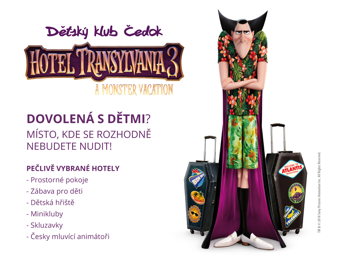 Dětský klub Čedok - Hotel Transylvania 3