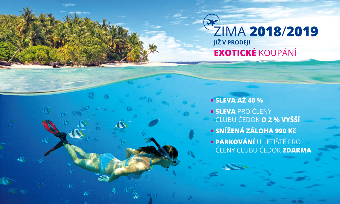 Zima 2018/2019 - Exotické koupání Zima 2018/2019 - Exotické koupání