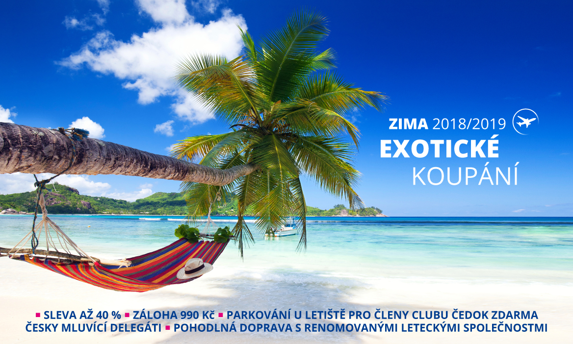 Zima 2018/2019 - Exotické koupání Zima 2018/2019 - Exotické koupání